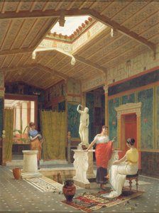 Een Pompeiaans Interieur, 1882